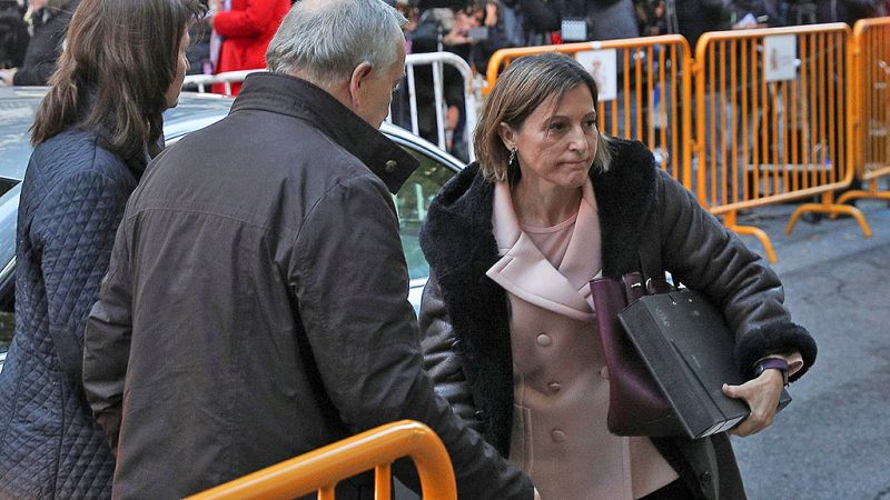 Forcadell declara en el Tribunal Supremo por rebelión, sedición y malversación