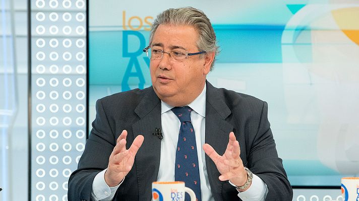 Los desayunos - Zoido defiende la actuación "equilibrada" de los Mossos d'Esquadra durante la huelga en Cataluña