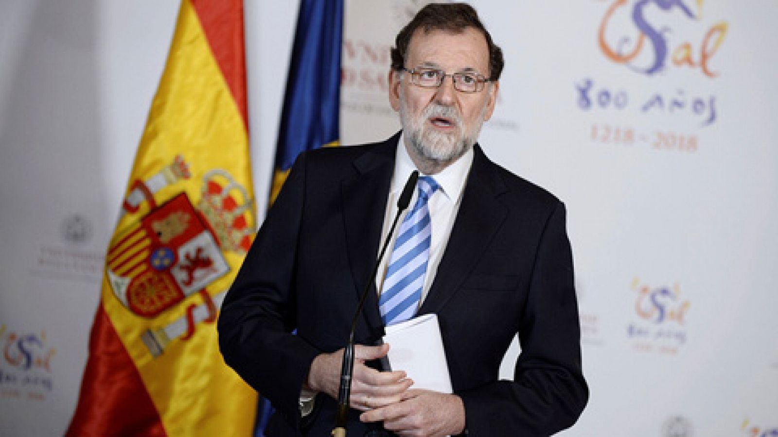 Telediario 1: Rajoy confía en que tras el 21D haya una "situación de moderación y tranquilidad" en Cataluña | RTVE Play