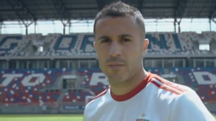 Telediario 1 - Igor Angulo, pichichi en Polonia, en la carrera por la Bota de Oro