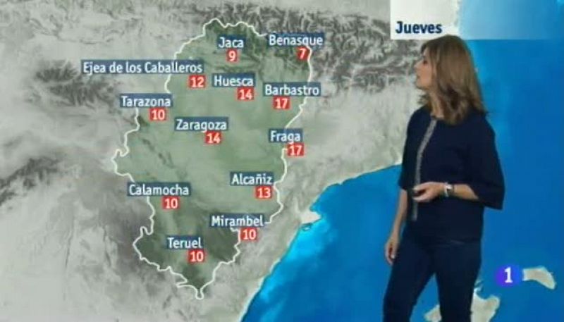 El tiempo en Aragón - 09/11/2017 