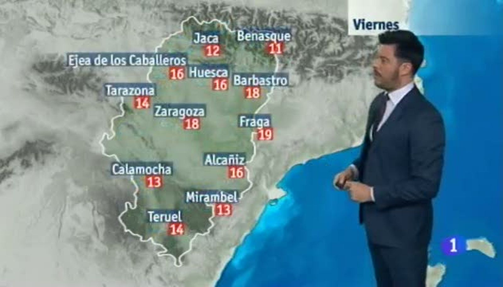 El tiempo en Aragón - 10/11/2017