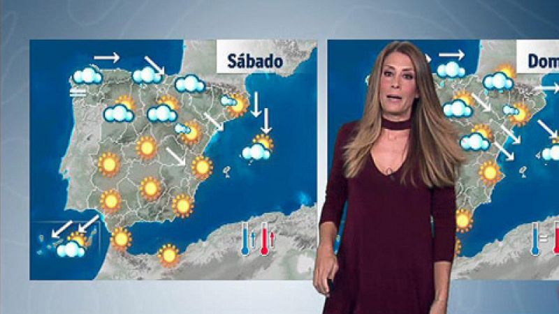 Viento fuerte del norte y lluvias en el noreste y Baleares