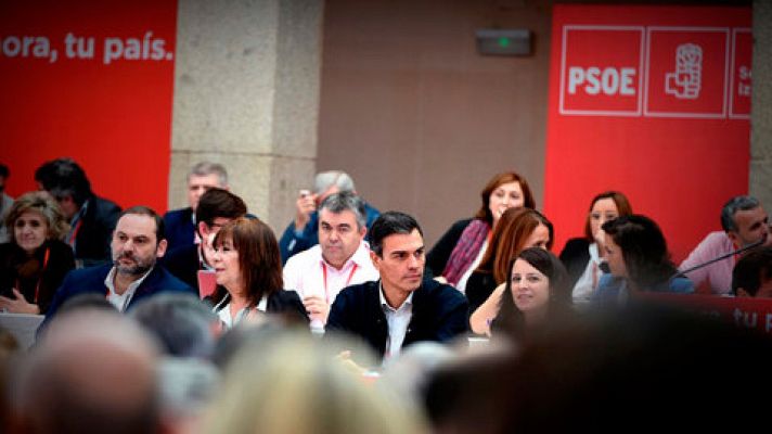 Telediario 1 - Los líderes territoriales del PSOE respaldan a Pedro Sánchez ante el desafío soberanista en Cataluña