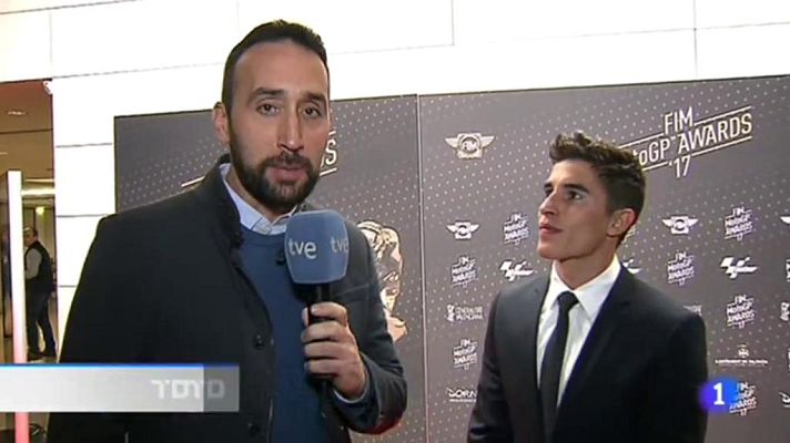 Telediario 1 - Marc Márquez en el Telediario: "Ser 'amarrategui' no hubiera sido mi estilo"