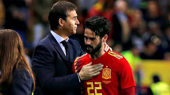 Telediario 1 - España aterriza en Moscú sin Isco