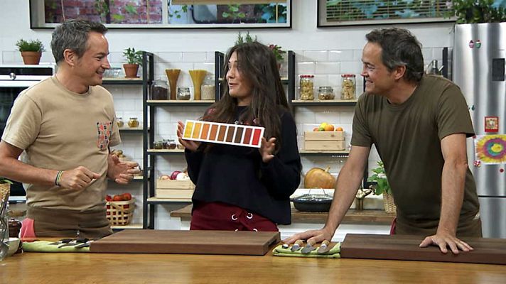 Torres en la cocina - Lentejas al curry y cuajada de caqui