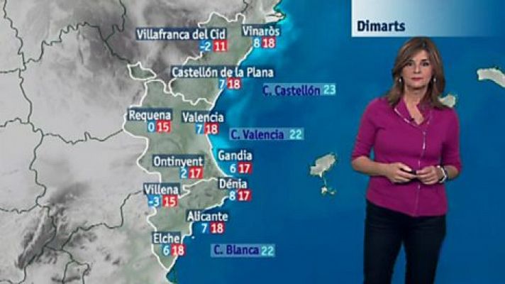 L'informatiu - Comunitat Valenciana - El tiempo en la Comunidad Valenciana - 13/11/17