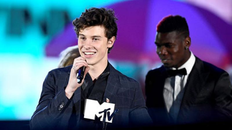 Shawn Méndez  triunfador en la gala de los premios MTV europeos 