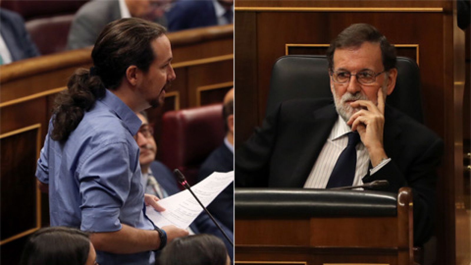 Informativo 24h: Rirrifafe entre Iglesias y Rajoy por la presunta financiación ilegal de sus partidos | RTVE Play