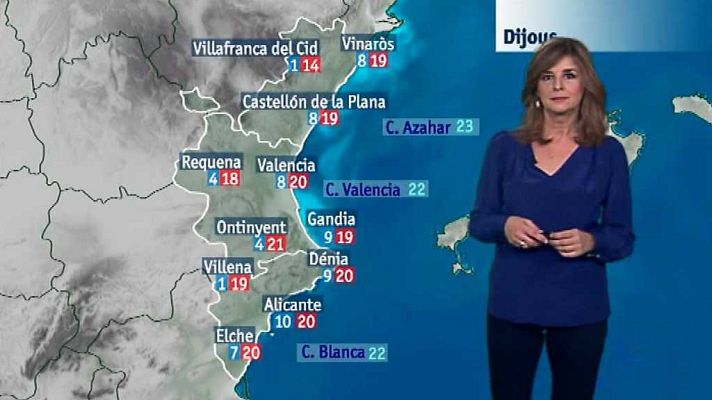 L'informatiu - Comunitat Valenciana - El tiempo en la Comunidad Valenciana - 15/11/17