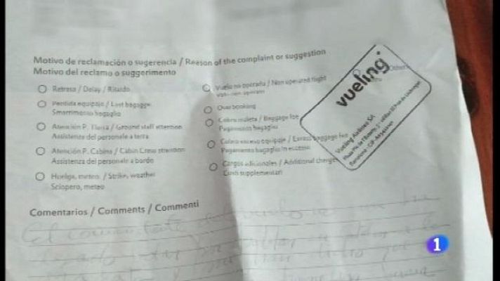 Informatiu Balear - Expulsió de dues passatgeres d'un avió de Vueling per parlar català.