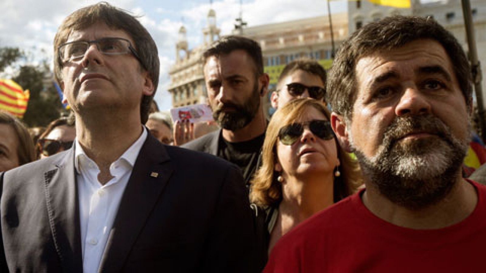 Telediario 1: Jordi Sànchez deja la ANC para ser candidato de Junts per Catalunya el 21-D | RTVE Play