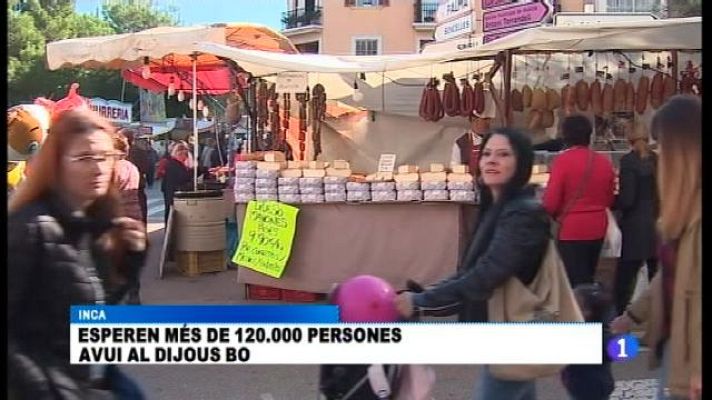 Informatiu Balear - Màxima afluència al Dijous Bo