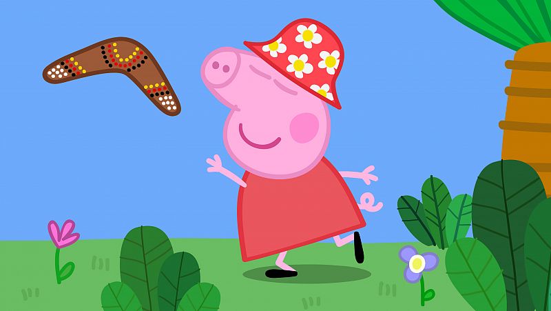 The boomerang - Peppa Pig en inglés | Ver