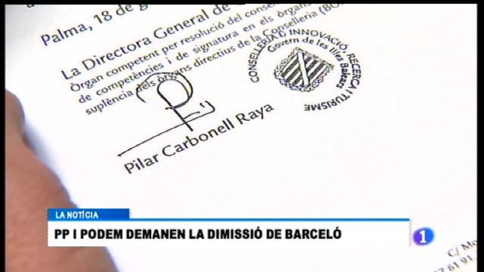 Barceló: 'no dimitiré' 