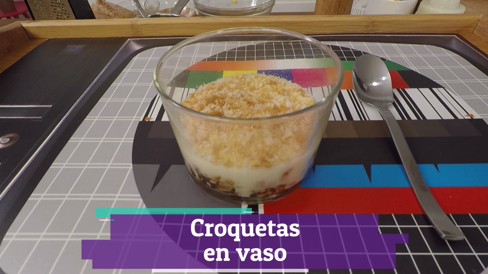 Receta: croqueta en vaso