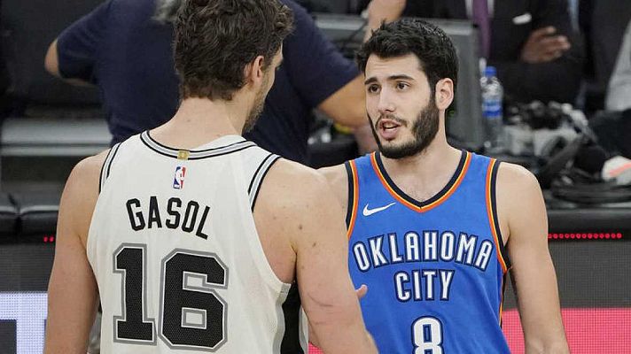 Telediario 1 - Gasol gana el duelo español a Abrines y los Cavs siguen imparables