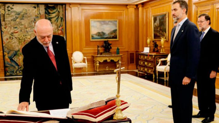 Telediario 1 - Primeras reacciones al fallecimiento de Maza