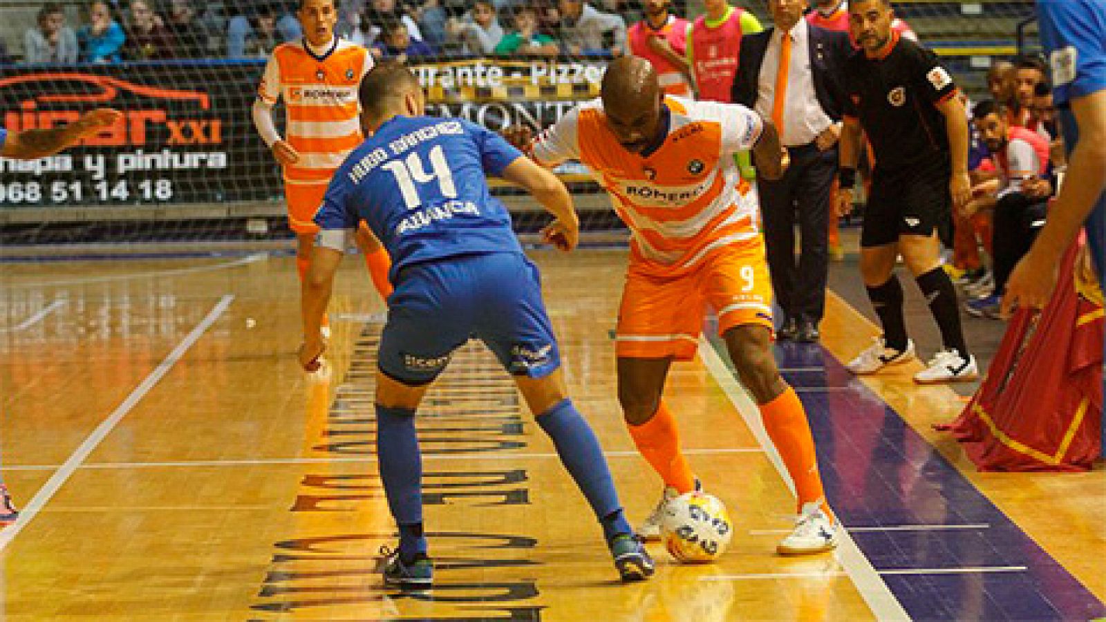 Sin programa: LNFS Jornada 11. Resumen: Plásticos Romero Cartagena 3-2 Santiago Futsal | RTVE Play