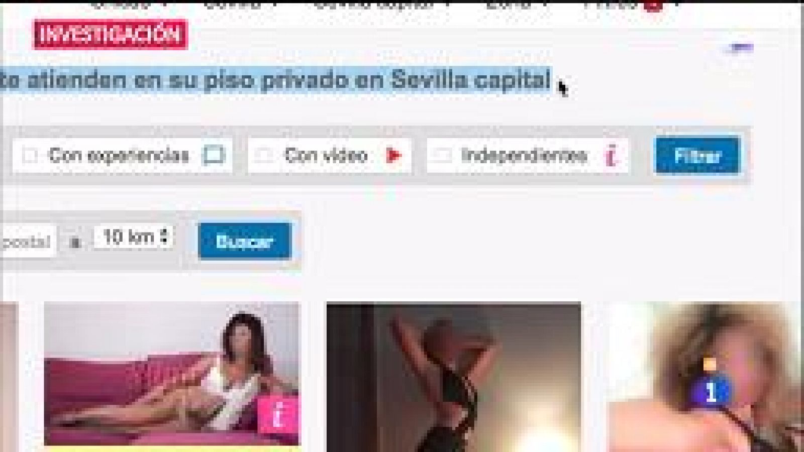 Prostitución en casas particulares en Sevilla