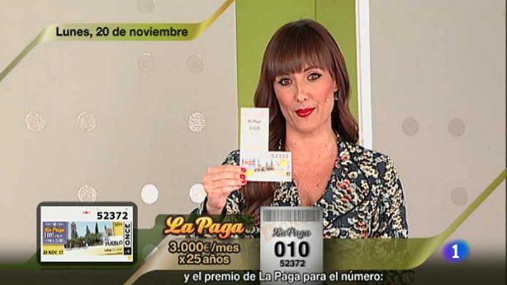 Sorteos ONCE - Sorteo ONCE - 20/11/17