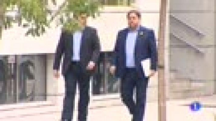 Telediario 1 - Junqueras alega que el Govern "no ha tomado decisiones" tras la aplicación del 155 para pedir su excarcelación