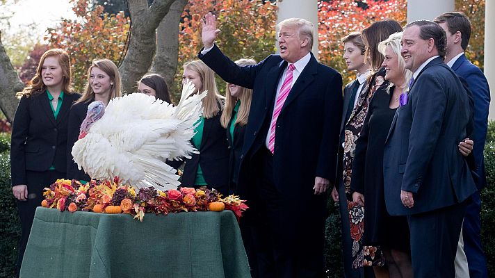 Informativo 24h - Trump cumple con la tradición del indulto al pavo antes de Acción de Gracias