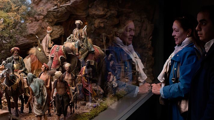 Telediario 1 - La exposición permanente de belenes más grande del mundo abre sus puertas en Molina, en Málaga