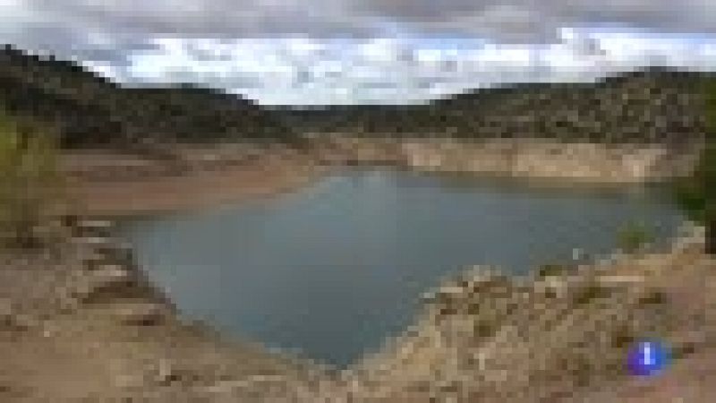 El embalse de El Arquillo, en Teruel, se encuentra al 19% de su capacidad a causa de la sequía