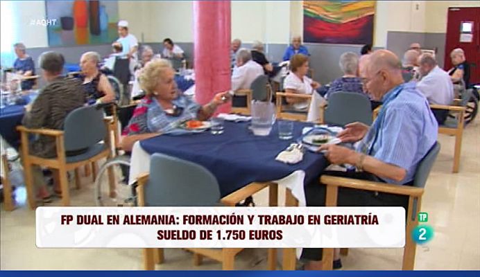 Aquí hay trabajo - Estudiar Atención Geriátrica en Alemania cobrando 1.750 ¿