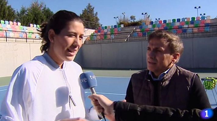 Telediario 1 - Garbiñe Muguruza y José Mota, juntos en Nochevieja