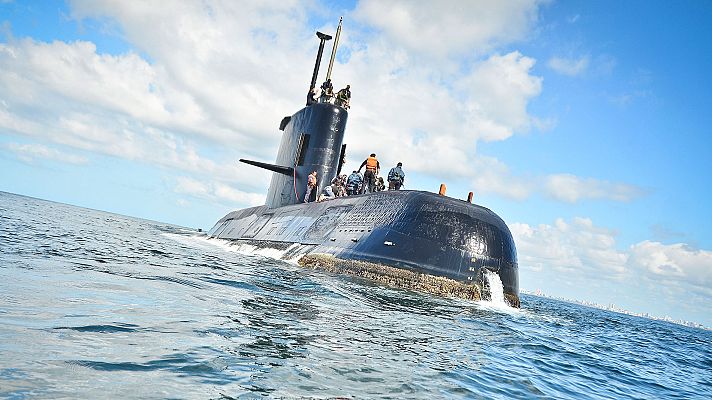 Telediario 1 - La búsqueda del submarino argentino desparecido entra en fáse crítica por la falta de oxígeno