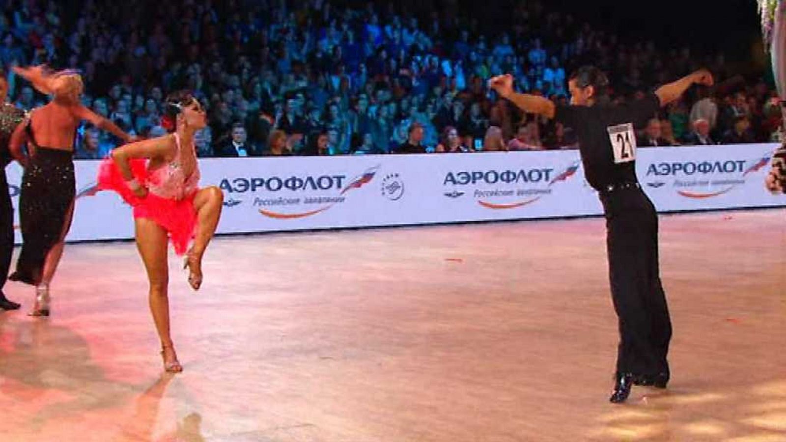 Bailes deportivos - Grand Slam Latino. Prueba Moscú