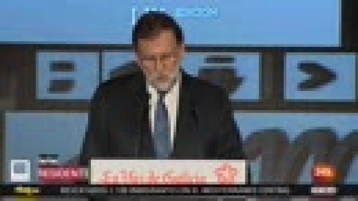 Informativo 24h - Rajoy pone en valor la aplicación del artículo 155: "La democracia española ha sabido defenderse"