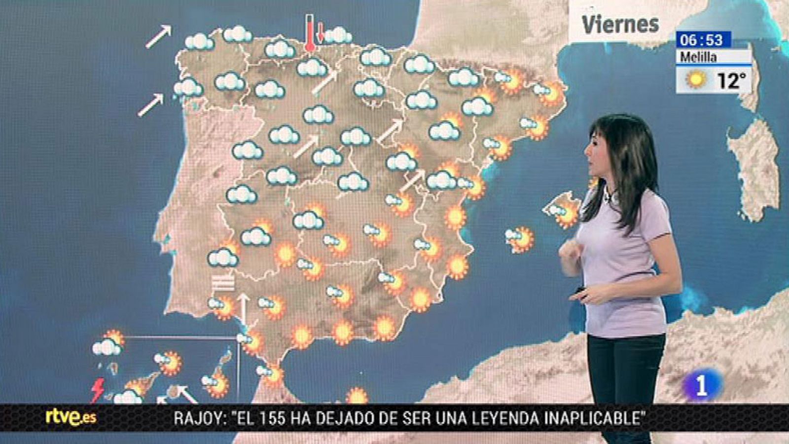 Lloverá en la mitad noroeste peninsular - El tiempo | Ver