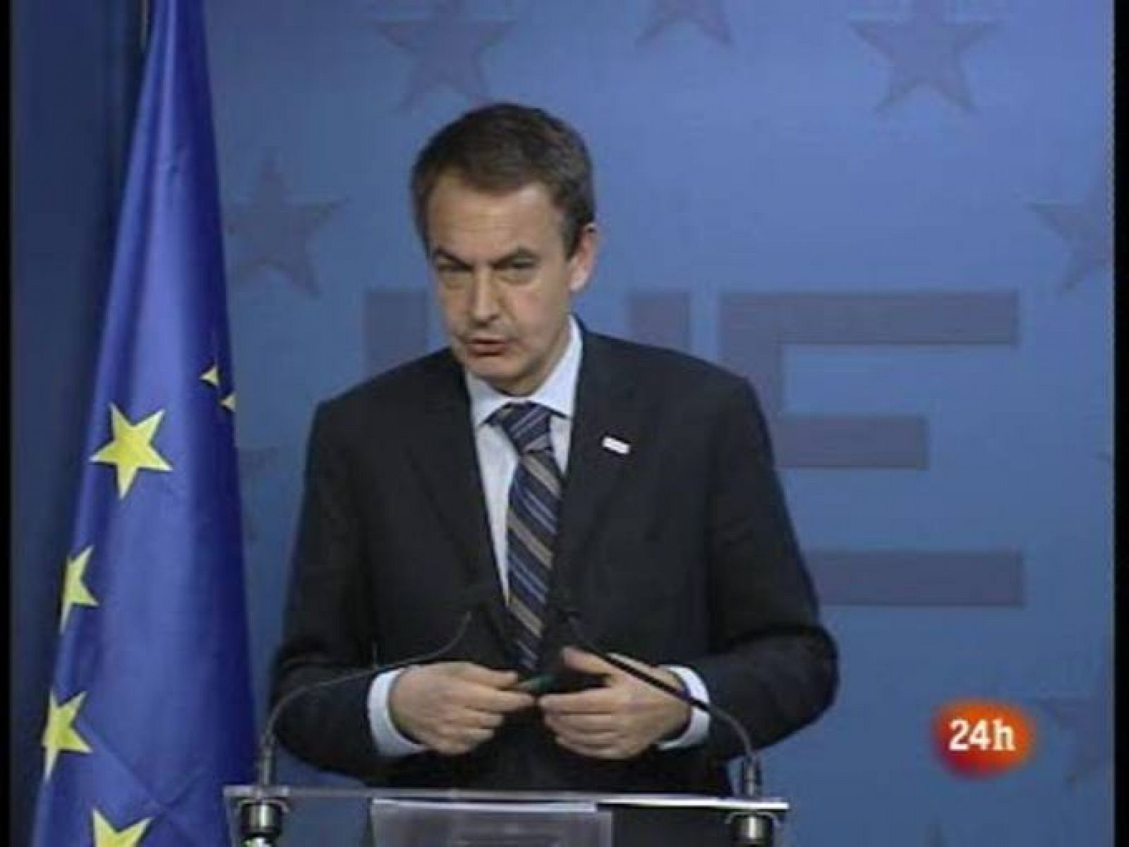 Zapatero confía desde Bruselas en una alta participación