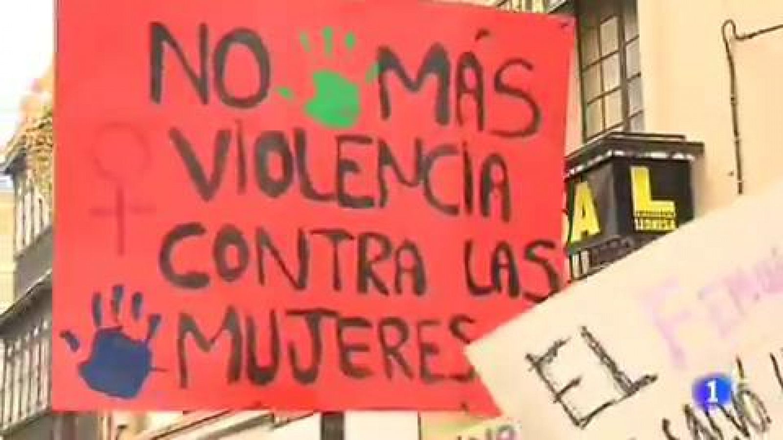 Telediario 1: Manifestaciones contra la violencia machista en las ciudades españolas | RTVE Play