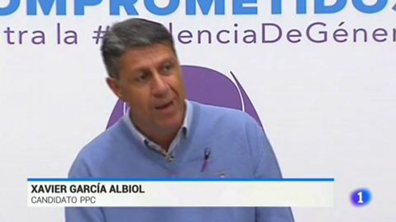 Telediario 1: García Albiol: "Vayamos a votar el día 21" | RTVE Play