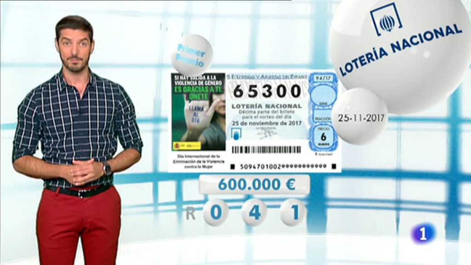 Lotería Nacional - 25/11/17 - ver ahora