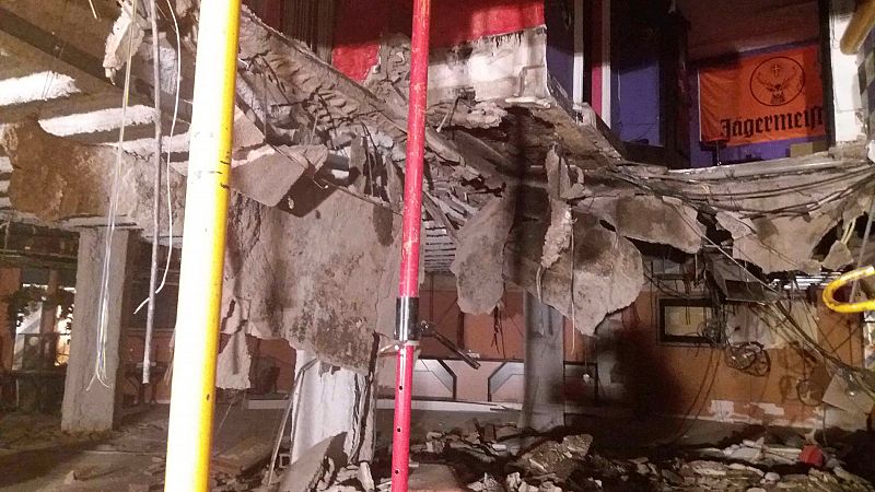 Cuarenta heridos al hundirse el suelo de una discoteca en Adeje