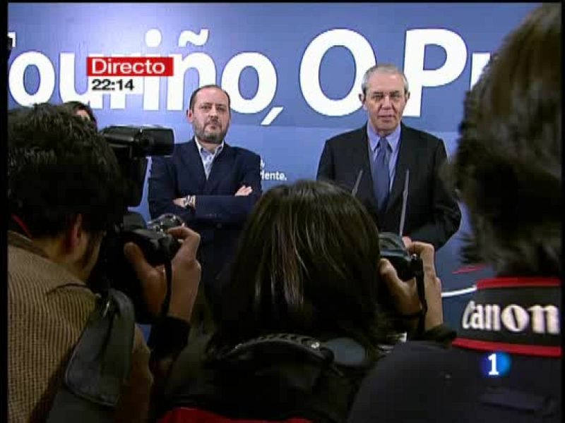  Emilio Pérez Touriño reconoce la victoria del PP