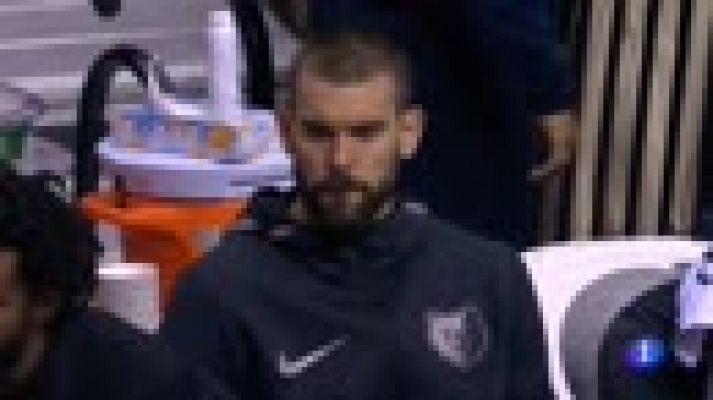 Telediario 1 - Marc Gasol, frustrado: "Si no estoy en la cancha es que no me valoran"