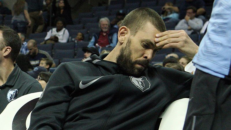 Marc Gasol, frustrado: "Si no estoy en la cancha es que no me valoran"