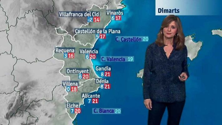 L'informatiu - Comunitat Valenciana - El tiempo en la Comunidad Valenciana - 27/11/17