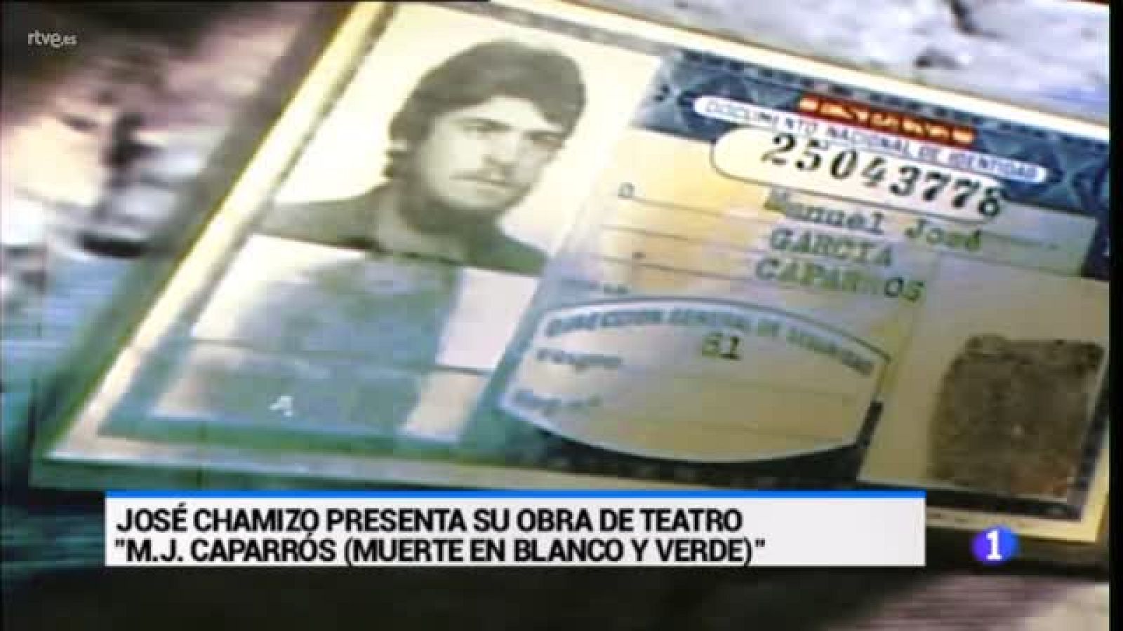 JOSÉ CHAMIZO ESCRIBE UNA OBRA SOBRE GARCÍA CAPARRÓS | Ver