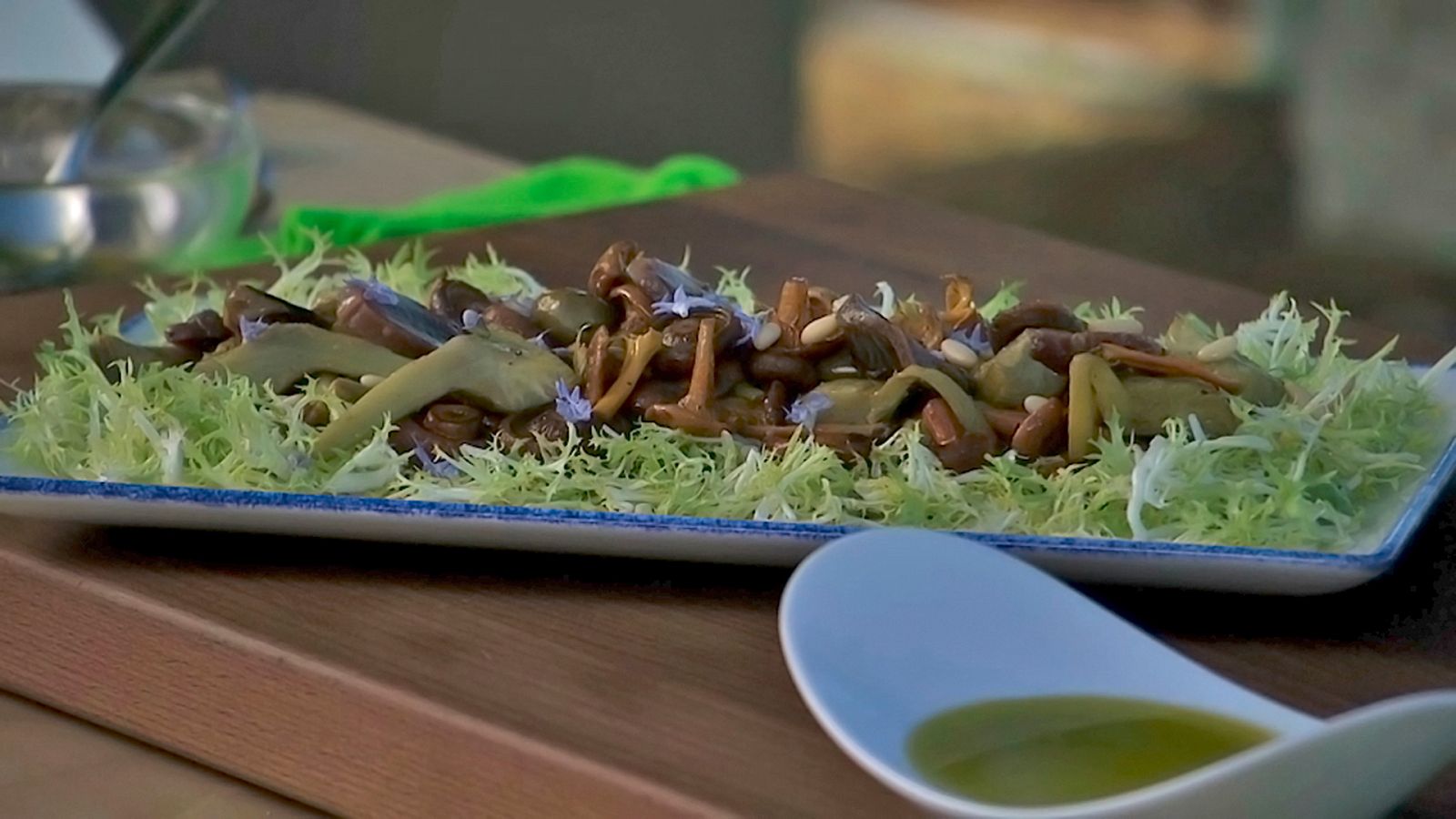 Torres en la cocina - Ensalada de setas en escabeche