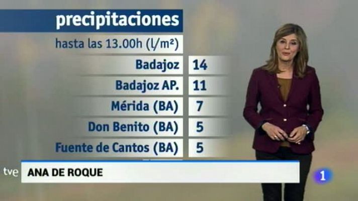 El Tiempo en Extremadura - 29/11/2017