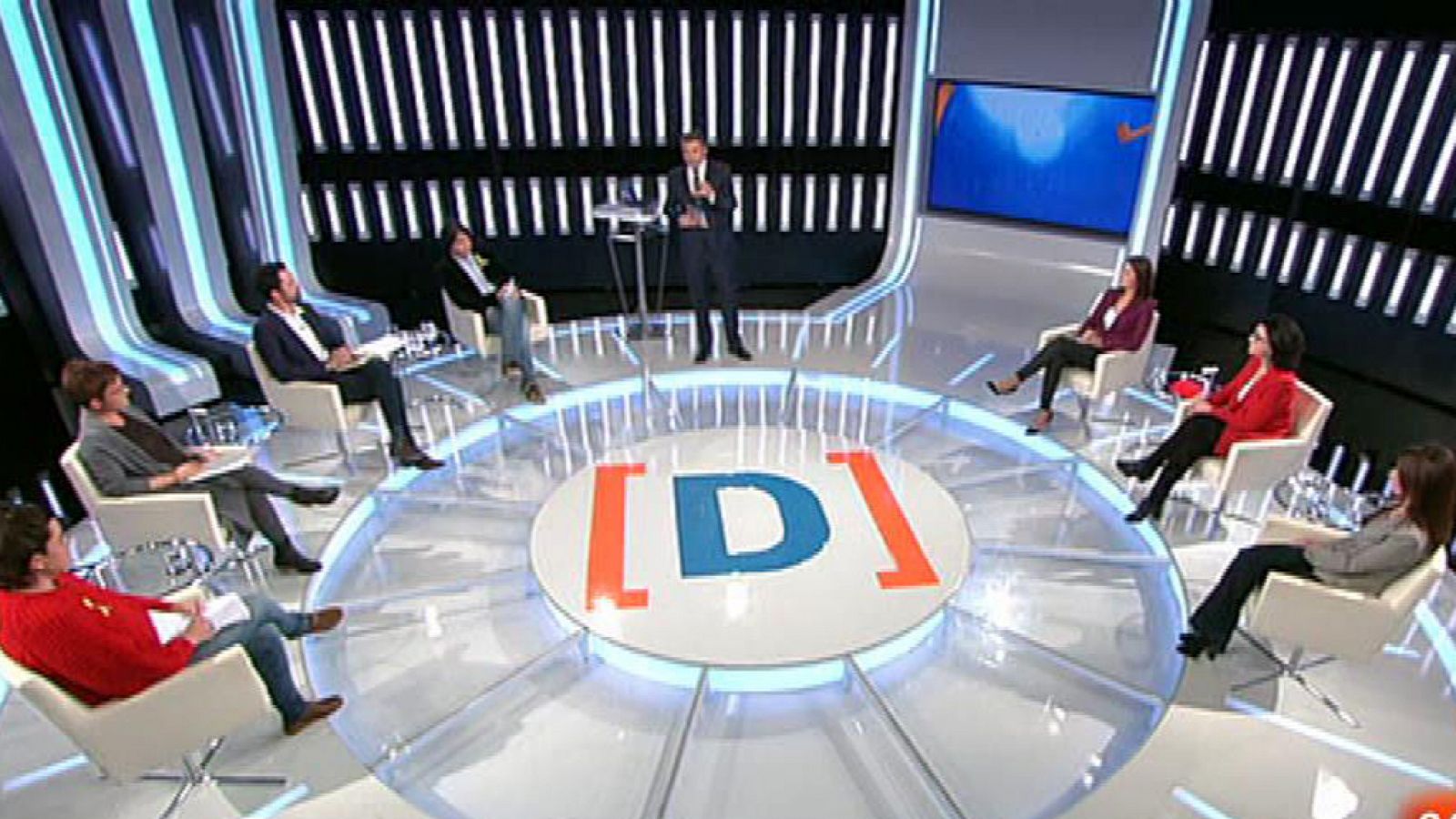 Minuto final del 'Debate de La 1' entre los candidatos a las elecciones catalanas