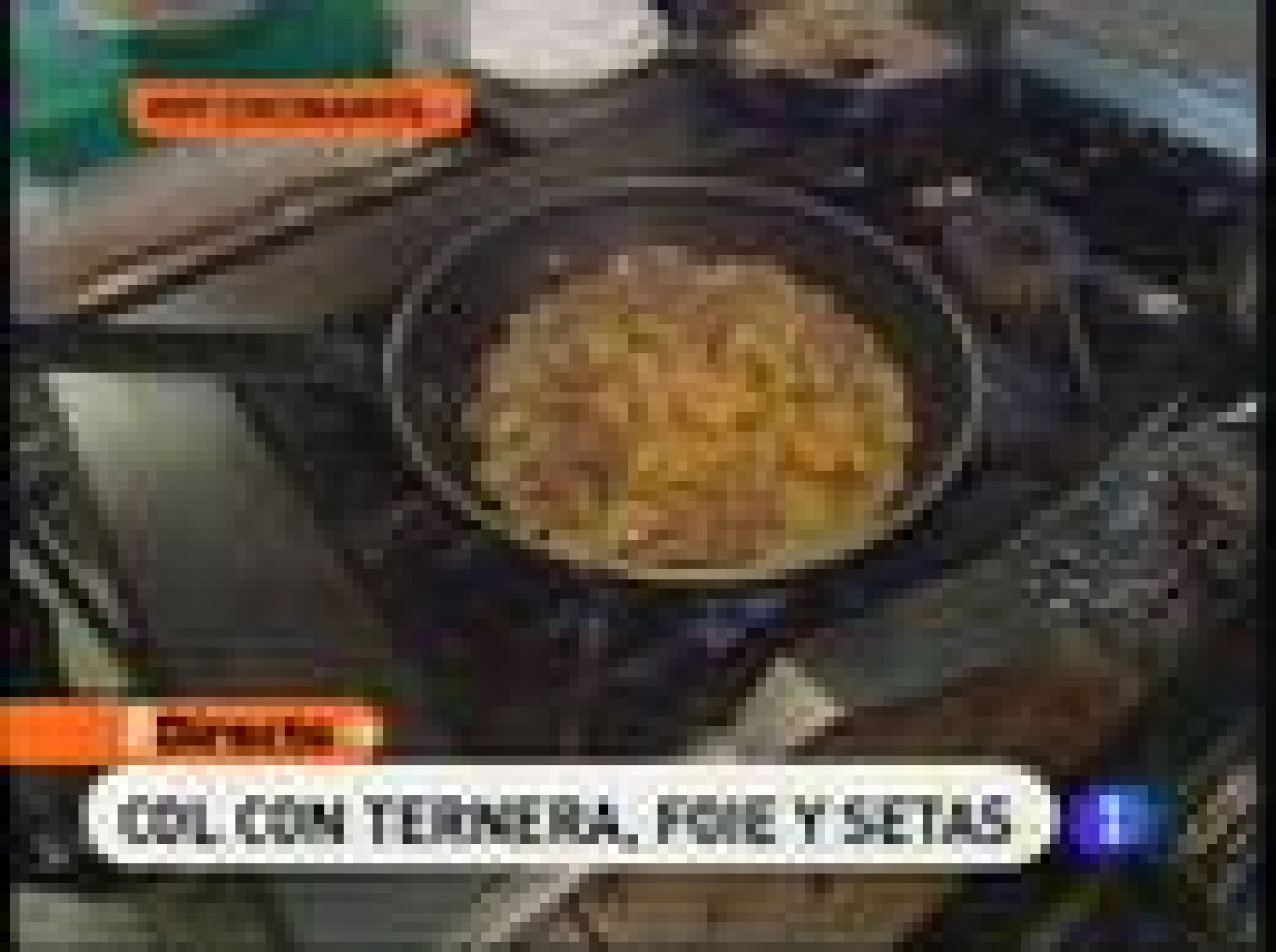 RTVE Cocina: Col con ternera de foie y setas | RTVE Play